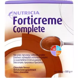 FORTICREME Chokoladesmag, 4X125 g
