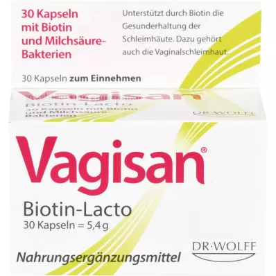 VAGISAN Biotin-Lacto kapsler, 30 stk