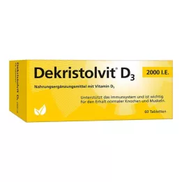 DEKRISTOLVIT D3 2.000 IE tabletter, 60 stk