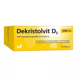 DEKRISTOLVIT D3 2.000 IE tabletter, 120 stk