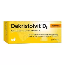 DEKRISTOLVIT D3 4.000 IE tabletter, 30 stk