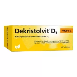 DEKRISTOLVIT D3 4.000 IE tabletter, 60 stk