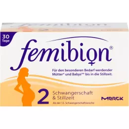 FEMIBION Graviditet 2 D3+DHA+400 μg folat, 60 stk