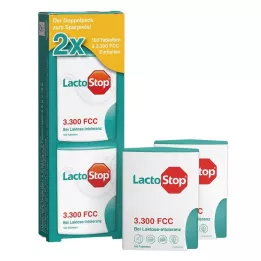 LACTOSTOP 3.300 FCC Tabletter Click Dispenser Dop.Pa., 2X100 stk
