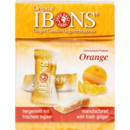 IBONS Orange ingefær sej slik original æske, 60 g
