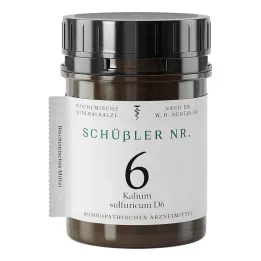 SCHÜSSLER Nr.6 Kalium sulfuricum D 6 tabletter, 400 stk