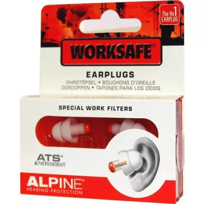 ALPINE WORKSAFE Ørepropper, 2 stk ALPINE WORKSAFE Ørepropper, 2 stk