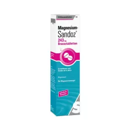 MAGNESIUM SANDOZ 243 mg brusetabletter, 20 stk