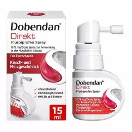 DOBENDAN Direkt Flurbiprofen Spray 8,75mg/dosis oralt, 15 ml