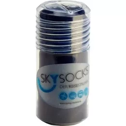 SPRING SKYSOCKS klassisk 70den størrelse 38/39 sort, 2 stk