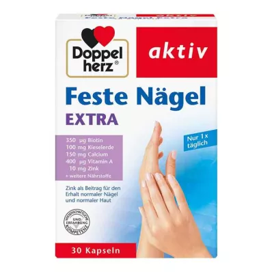 DOPPELHERZ Stærke negle Ekstra kapsler, 30 stk