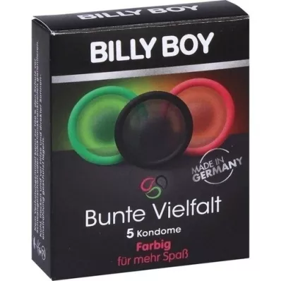 BILLY BOY farverig sort, 5 stk BILLY BOY farverig sort, 5 stk