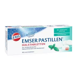 EMSER Pastiller med mentolfriskhed sukkerfri, 30 stk