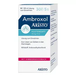 AMBROXOL Aristo hostesaft 30 mg/5 ml opløsning til oral brug, 100 ml