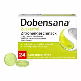 DOBENSANA sukkerfri citronskal 1,2mg/0,6mg Lut., 24 stk