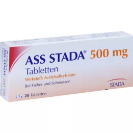 ASS STADA 500 mg tabletter, 20 stk