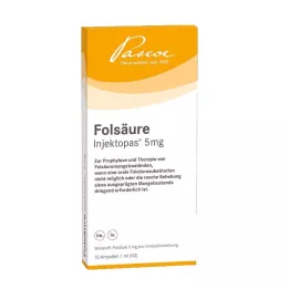 FOLSÄURE INJEKTOPAS 5 mg injektionsopløsning, 10 stk