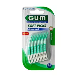 GUM Soft Picks Advanced regular, 30 stk