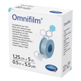 OMNIFILM Fikseringsgipsfolie 1,25 cm x 5 m, 1 stk