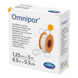 OMNIPOR Fiksering af gipsfleece 1,25 cmx5 m, 1 stk