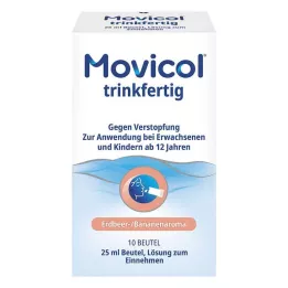 MOVICOL drikkeklar 25 ml poseopløsning til oral brug, 10 stk
