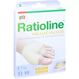 RATIOLINE Hallux valgus trykbeskyttelsespude størrelse S, 1 stk