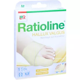 RATIOLINE Hallux valgus bandage til korrektionsstørrelse M, 1 stk