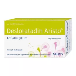 DESLORATADIN Aristo 5 mg filmovertrukne tabletter, 20 stk
