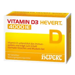 VITAMIN D3 HEVERT 4.000 IE tabletter, 90 stk