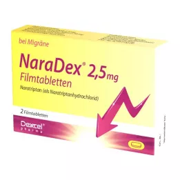 NARADEX 2,5 mg filmovertrukne tabletter, 2 stk