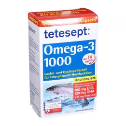 TETESEPT Omega-3 1000 kapsler, 80 stk