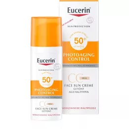 EUCERIN Sol CC Cremefarvet lys LSF 50+, 50 ml