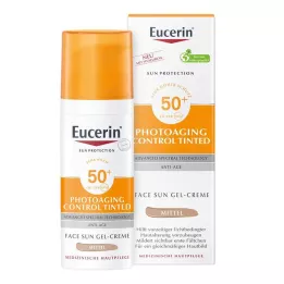 EUCERIN Sun CC Cremefarvet medium LSF 50+, 50 ml