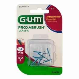 GUM Proxabrush Classic erstatningsbørster 1,4 mm, 8 stk