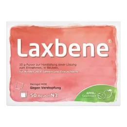 Laxbene 10 g pulver til oral opløsning, 50 x 10 g