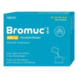 BROMUC akut 600 mg hoste slimløsende pille til oral administration, 20 stk