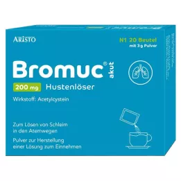 BROMUC akut 200 mg hoste slimløsende pille til oral administration, 20 stk