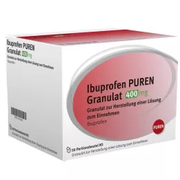 IBUPROFEN PUREN Granulat 400 mg til opløsning til oral brug, 50 stk