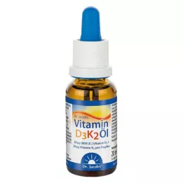 VITAMIN D3K2 Olie Dr.Jacobs Drops, 20 ml