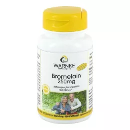 BROMELAIN 250 mg gastro-resistente kapsler, 100 stk