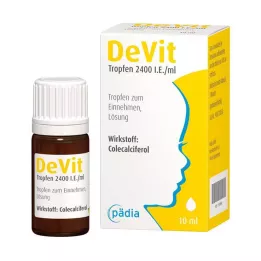 DEVIT Dråber 2400 IE/ml orale dråber, 10 ml