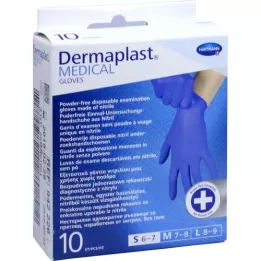 DERMAPLAST MEDICAL Unt.Handsch.unster.pf.Gr.S 6-7, 10 stk