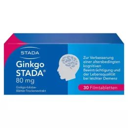 GINKGO STADA 80 mg filmovertrukne tabletter, 30 stk