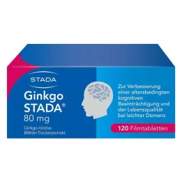 GINKGO STADA 80 mg filmovertrukne tabletter, 120 stk