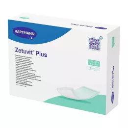 ZETUVIT Plus ekstra stærk sugekompress steril 15x20 cm, 10 stk