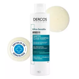 VICHY DERCOS ultrafølsom shampoo til fedtet hovedbund, 200 ml