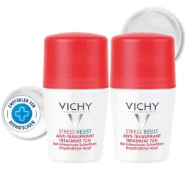 Vichy Deodorant Roll-on Stress Resist 72 timer (2x50 ml)