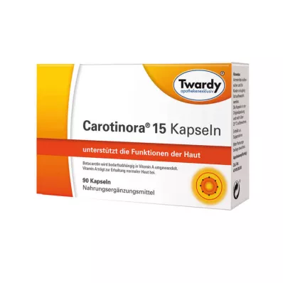 CAROTINORA 15 kapsler, 90 stk