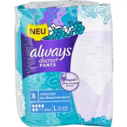 ALWAYS diskrete Inkontinensbukser plus L, 8 stk
