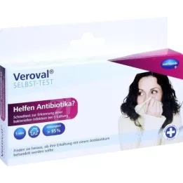 VEROVAL Hjælper antibiotika med selvtest, 1 stk